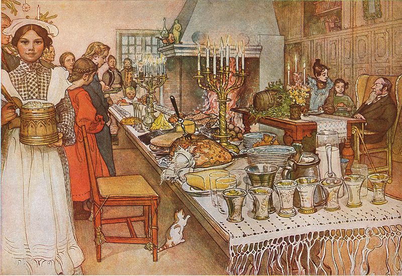 Julafton av Carl Larsson.